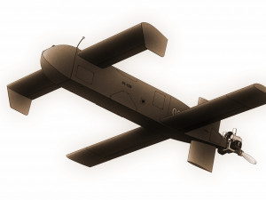 Ukrainian attack drone UAV-kamikaze AQ400 Scythe 3D Модель