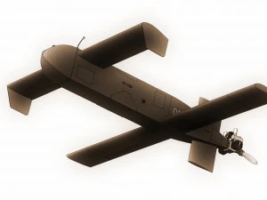 Drone de ataque ucraniano UAV-kamikaze AQ400 Scythe Modelo 3D