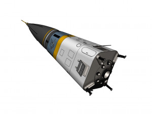 American experimental rocket Delta Clipper-X Modello 3D