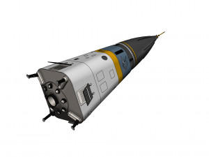 American experimental rocket Delta Clipper-X Modello 3D
