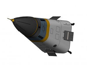 American experimental rocket Delta Clipper-X Modello 3D