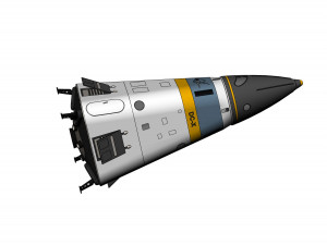 American experimental rocket Delta Clipper-X Modello 3D
