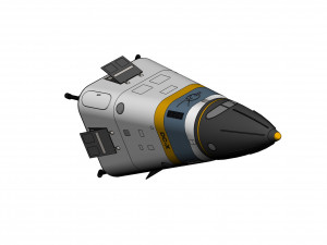 American experimental rocket Delta Clipper-X Modello 3D