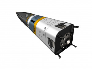 American experimental rocket Delta Clipper-X Modello 3D