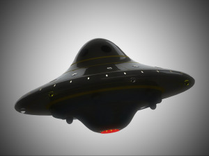 of a realistic UFO 3D-Modell