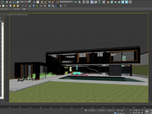 Modern villa 3D and rendering 3D Model