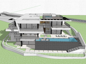 Modern luxury villa 3D Model