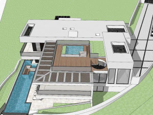 Modern luxury villa 3D Model