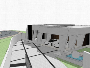 Modern luxury villa 3D Model