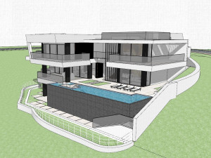 Modern luxury villa 3D Model