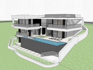 Modern luxury villa 3D Model