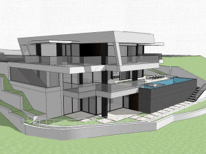 Modern luxury villa 3D Model