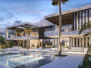 Modern luxury villa 3D Model
