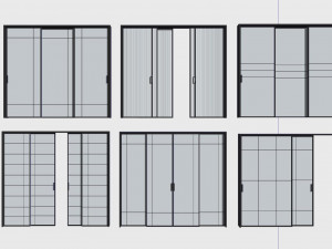 Sliding door 3D Модель