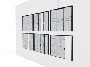 Sliding door 3D Model