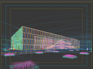 Office - commercial building architecture model 3D Model