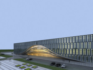 Office - commercial building architecture model 3D Model