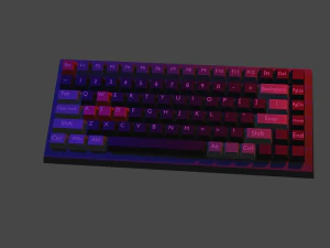 현실적인 키보드 3D 모델