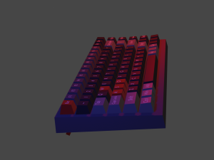 Realistic Keyboard 3D Model