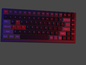 Realistic Keyboard 3D Model