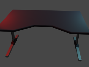 Gamer table 3D 模型