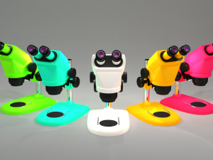 Stereo microscope Modelo 3D