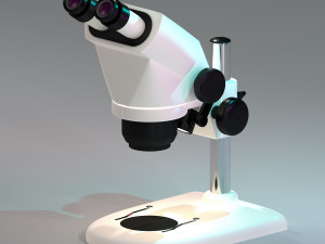 Stereo microscope 3D 模型