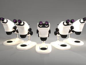 Stereo microscope Modelo 3D