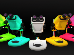 Stereo microscope Modelo 3D