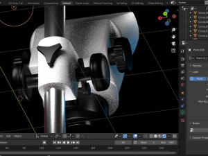 Stereo microscope Modelo 3D