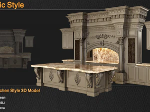 Класичний стиль 3D Модель