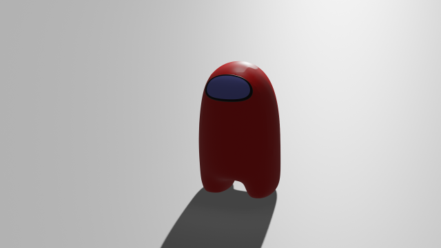 Among Us 3D Modell .c4d .max .obj .3ds .fbx .stl .blend