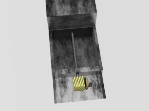 Niebezpieczny materiał Model 3D