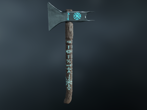 Rune Axe 3D Model