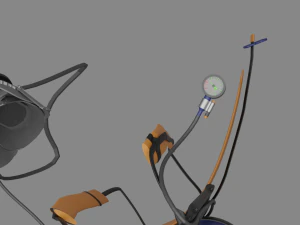 A self-contained breathing apparatus SCBA 3D Model