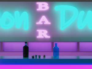 Neon Bar 3D Модель
