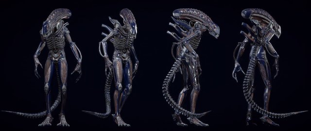 Alien Modelo 3D .c4d .max .obj .3ds .fbx .stl .blend 