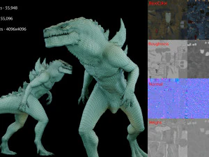 Godzilla 3D Model