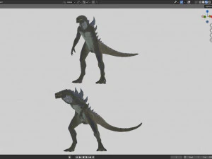 Godzilla 3D Model
