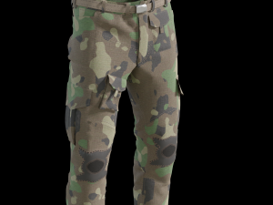 Military Uniform middle east Camouflage 3D मॉडल