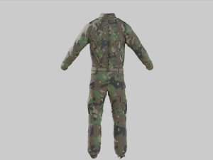 Military Uniform middle east Camouflage 3D मॉडल