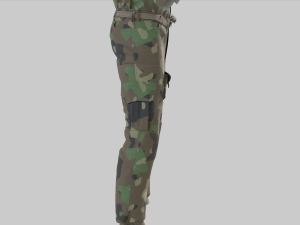 Military Uniform middle east Camouflage 3D मॉडल