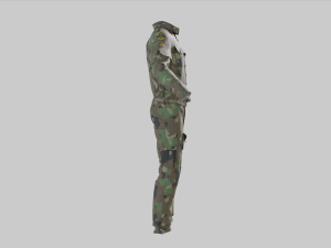 Military Uniform middle east Camouflage 3D मॉडल