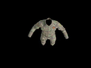 Military Uniform middle east Camouflage 3D Model