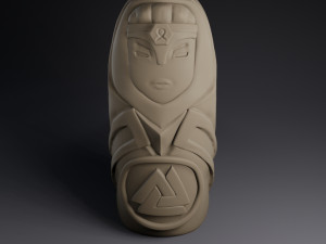 Totem Frigg 3D Print Model