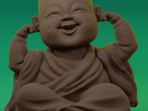 Budas no veo no hablo no escucho 3D Принт Модель