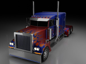 Piterbilt 379 - 1992 Optimus Prime Modello 3D