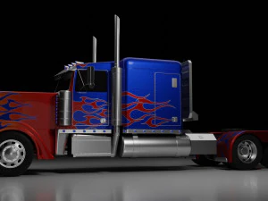 Peterbilt 379 - 1992 Optimus Prime Modelo 3D