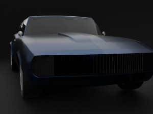 Camaro 1967 - American muscle car 3D-Modell