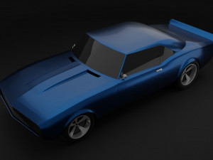 Camaro 1967 - American muscle car 3D-Modell
